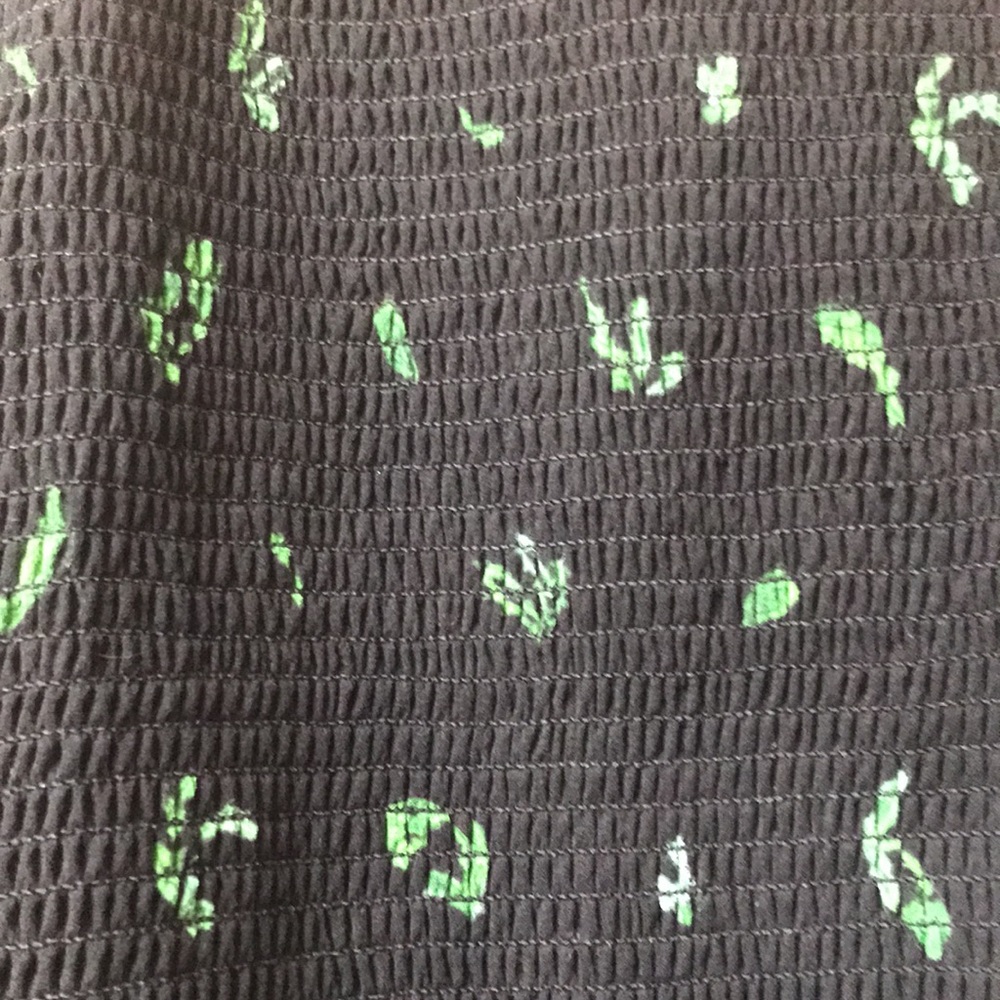 NWOT aritzia wilfred lilith blouse- with parsley leaves - Picture 5 of 5